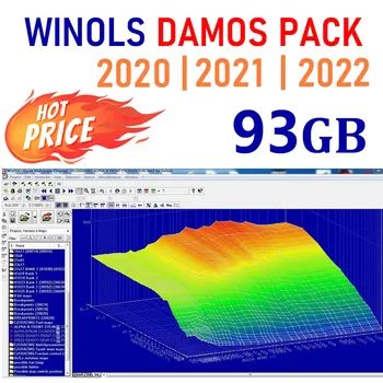 93GB DIDELIS Paketas WINOLS DAMOS PACK 2022 | 2021 | 2020 Chip Tuning, Žemėlapiai, - NAUJOS PAKUOTĖS Damos-Didelis Archyvas